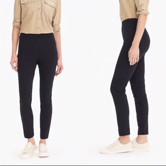 NWT J Crew any day ponte pants black medium - Picture 5 of 12